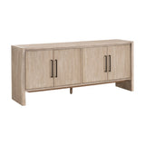 Modern European furniture - Gray Acacia 4-Door Media Sideboard - www.oroa.com