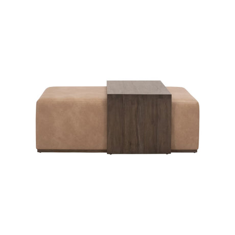 Acacia Upholstered Coffee Table | Living Essentials Dovetail