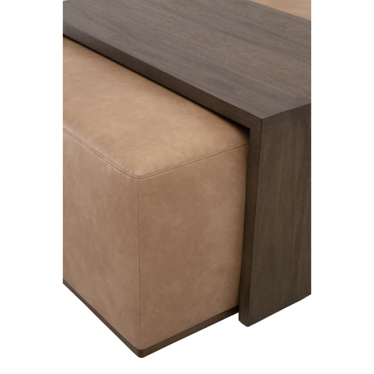 Acacia Upholstered Coffee Table | Living Essentials Dovetail