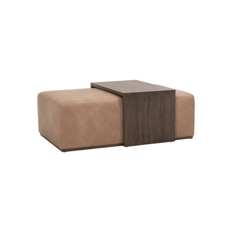 Acacia Upholstered Coffee Table | Living Essentials Dovetail