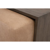 Acacia Upholstered Coffee Table | Living Essentials Dovetail