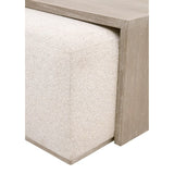 Acacia Upholstered Coffee Table | Living Essentials Dovetail
