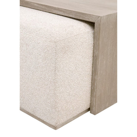 Acacia Upholstered Coffee Table | Living Essentials Dovetail