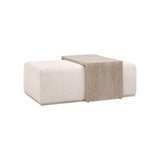 Acacia Upholstered Coffee Table | Living Essentials Dovetail