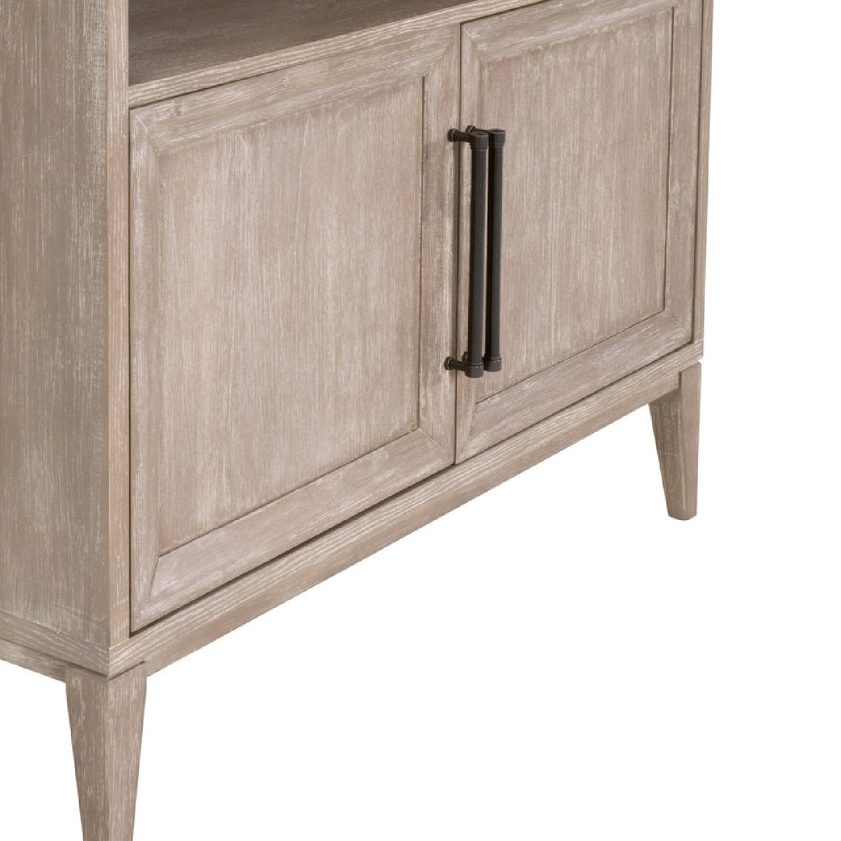 Modern European furniture - Gray Acacia Arched Bookcase - www.oroa.com