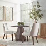 Round Wooden Dining Table | Living Essentials Coulter