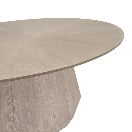 Modern European furniture - Oval Gray Ash Dining Table - www.oroa.com