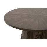 Round Wooden End Table | Living Essentials Coulter