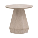 Round Wooden End Table | Living Essentials Coulter