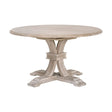 Modern European furniture - Gray Acacia Round Extendable Dining Table - www.oroa.com