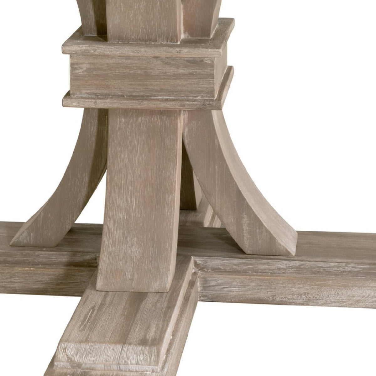 Modern European furniture - Gray Acacia Round Extendable Dining Table - www.oroa.com