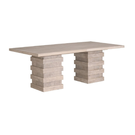 Modern European furniture - Extendable Acacia Dining Table - www.oroa.com
