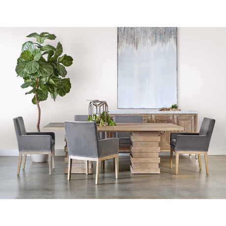 Modern European furniture - Extendable Acacia Dining Table - www.oroa.com