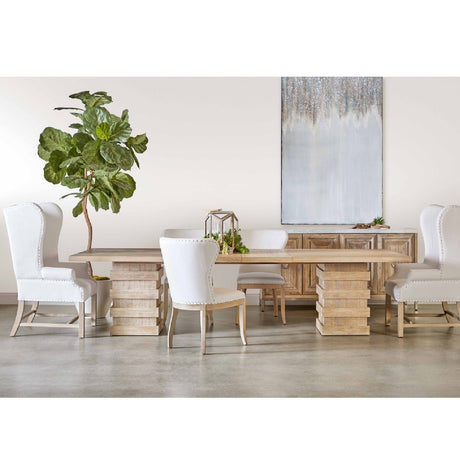 Modern European furniture - Extendable Acacia Dining Table - www.oroa.com