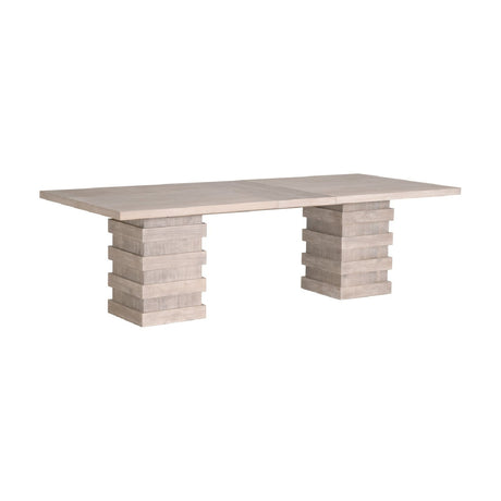Modern European furniture - Extendable Acacia Dining Table - www.oroa.com