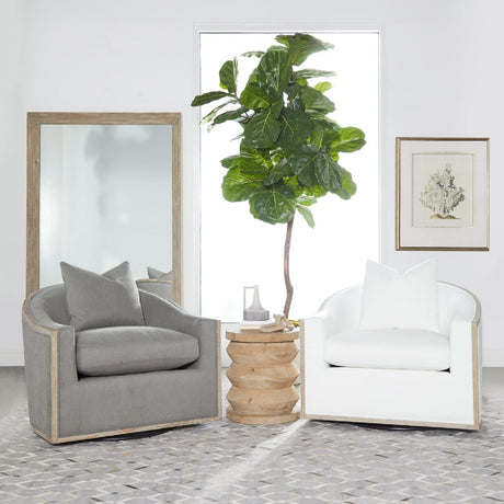 Modern European furniture - Gray Acacia Mirror - www.oroa.com