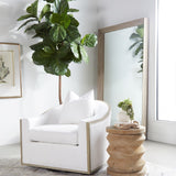 Modern European furniture - Gray Acacia Mirror - www.oroa.com