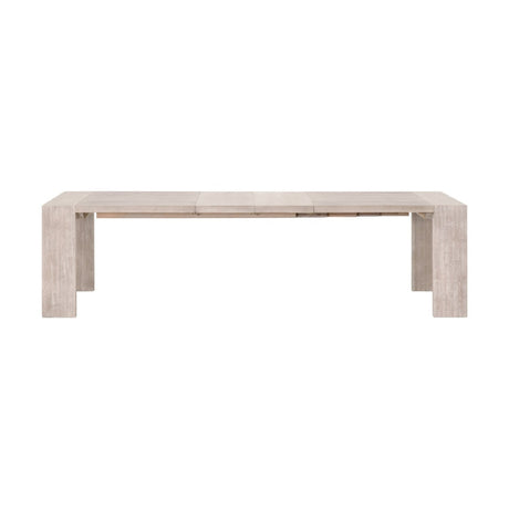 Modern European furniture - Natural Acacia Extendable Dining Table - www.oroa.com