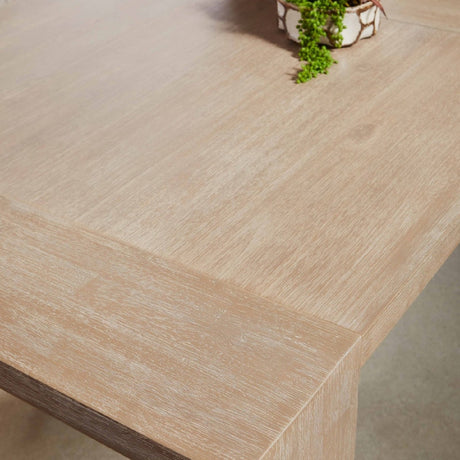 Modern European furniture - Natural Acacia Extendable Dining Table - www.oroa.com