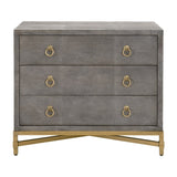 Shagreen Drawer Nightstand | Living Essentials Strand