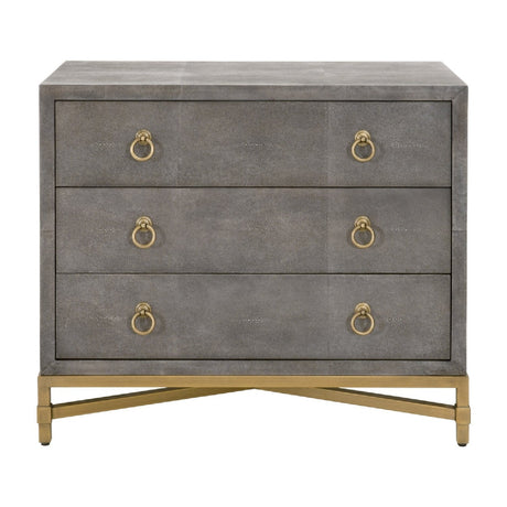 Shagreen Drawer Nightstand | Living Essentials Strand