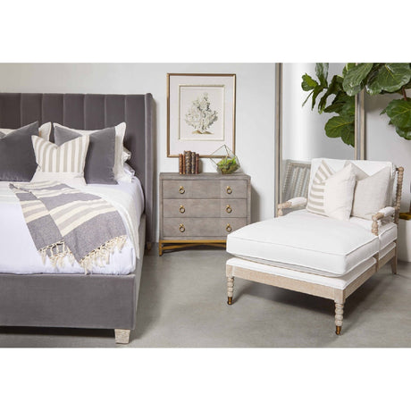 Shagreen Drawer Nightstand | Living Essentials Strand