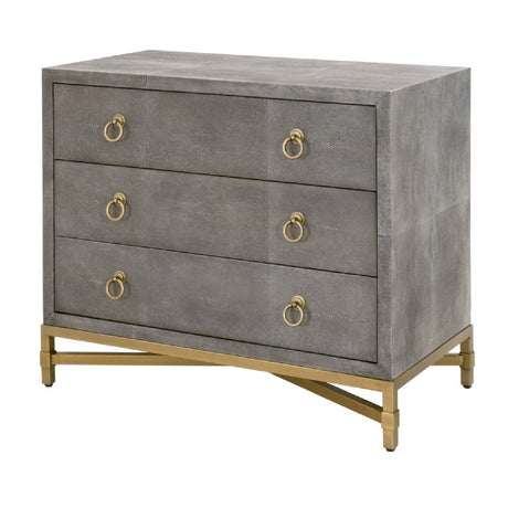 Shagreen Drawer Nightstand | Living Essentials Strand