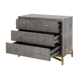 Shagreen Drawer Nightstand | Living Essentials Strand