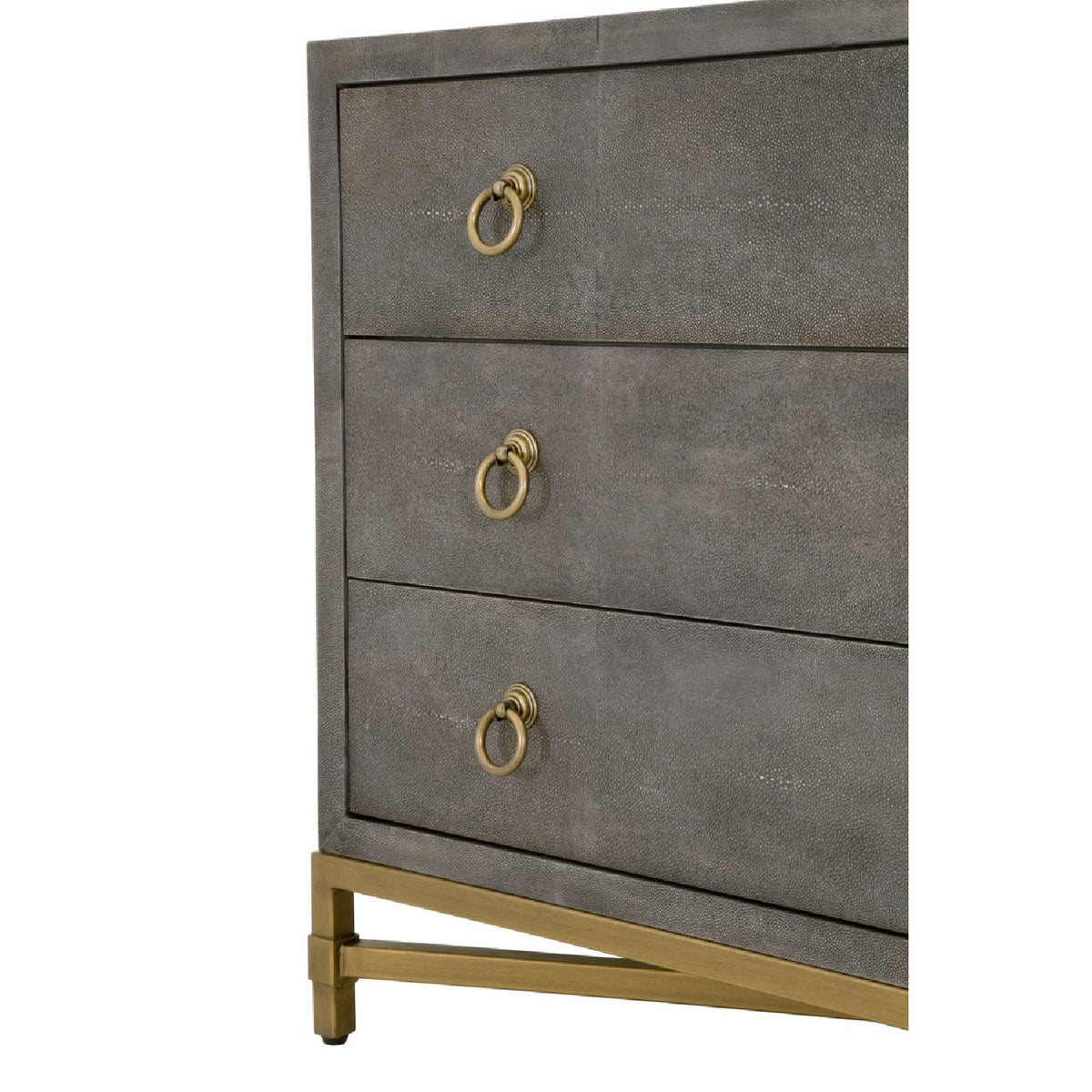 Shagreen Drawer Nightstand | Living Essentials Strand