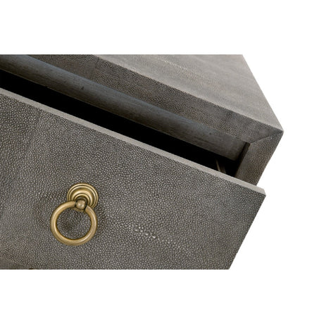 Shagreen Drawer Nightstand | Living Essentials Strand