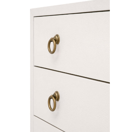Shagreen Drawer Nightstand | Living Essentials Strand