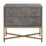 Shagreen Drawer Nightstand | Living Essentials Strand