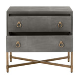 Shagreen Drawer Nightstand | Living Essentials Strand
