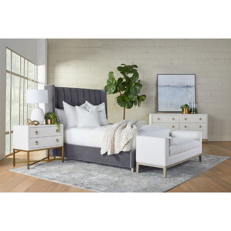 Shagreen Drawer Nightstand | Living Essentials Strand