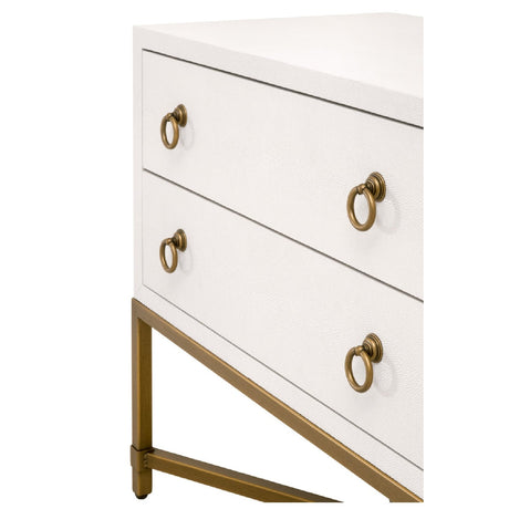 Shagreen Drawer Nightstand | Living Essentials Strand