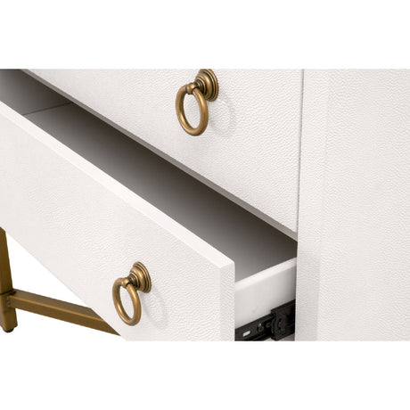 Shagreen Drawer Nightstand | Living Essentials Strand