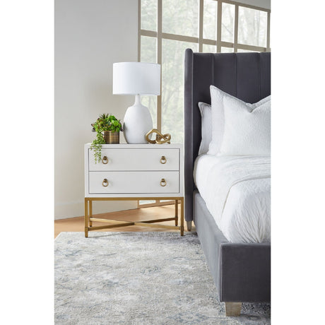 Shagreen Drawer Nightstand | Living Essentials Strand