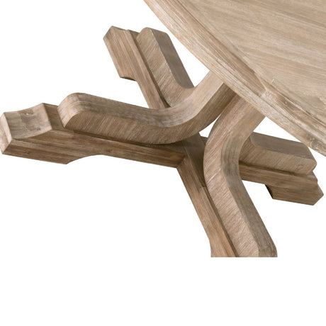 Modern European furniture - Round Acacia Extendale Dining Table - www.oroa.com
