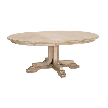 Round Acacia Extendale Dining Table | Living Essentials Torrey