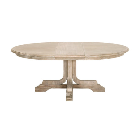 Modern European furniture - Round Acacia Extendale Dining Table - www.oroa.com