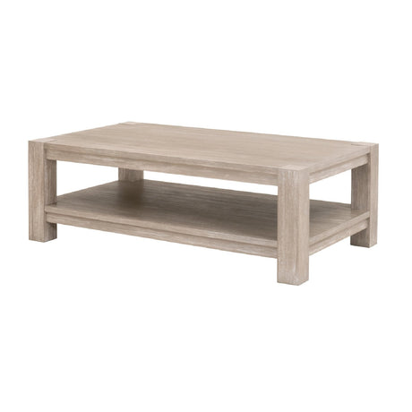 Gray Acacia Wooden Coffee Table | Living Essentials Adler