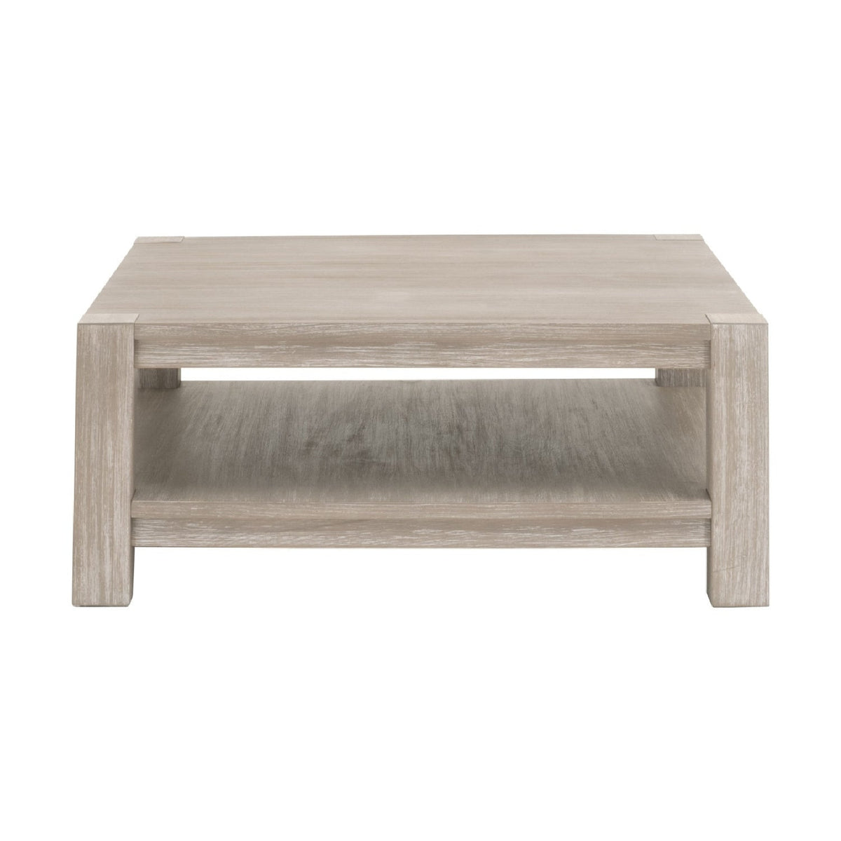 Gray Acacia Wooden Coffee Table | Living Essentials Adler