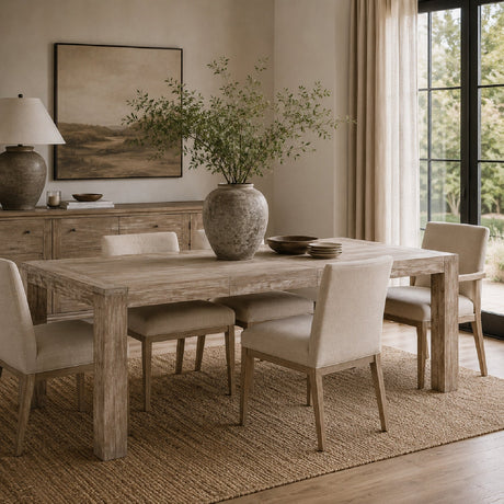Extendable Oak Dining Table | Living Essentials Adler