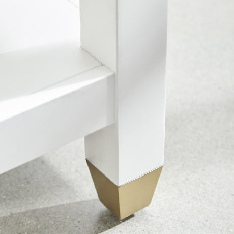 Modern European furniture - White 1-Drawer Nightstand - www.oroa.com