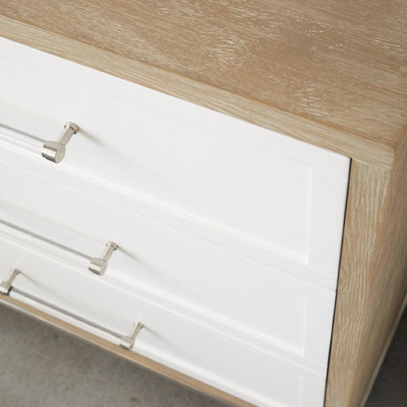 Modern European furniture - Gray Acacia 6-Drawer Double Dresser - www.oroa.com