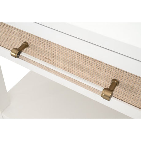 White 1-Drawer Side Table | Living Essentials Holland