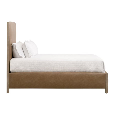 Solid Wood Framed Queen Bed | Living Essentials Emmett