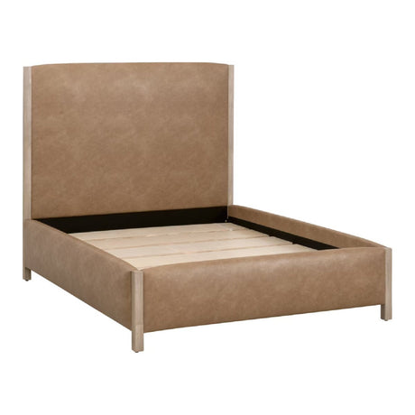 Solid Wood Framed Queen Bed | Living Essentials Emmett