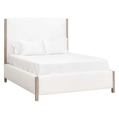 Solid Wood Framed Queen Bed | Living Essentials Emmett