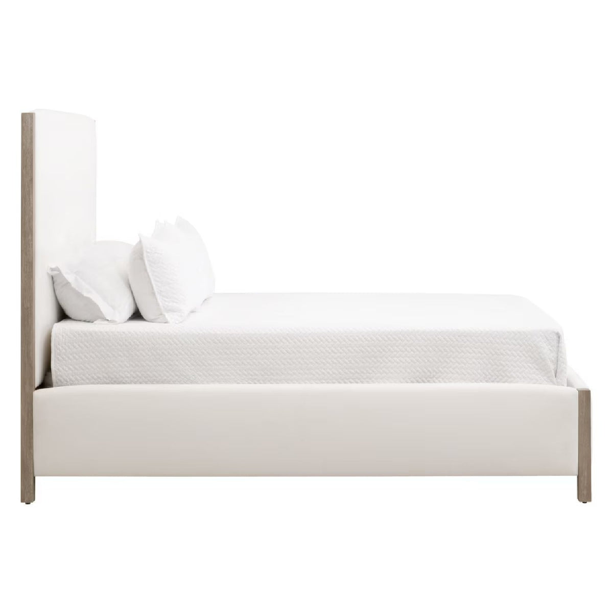 Solid Wood Framed Queen Bed | Living Essentials Emmett